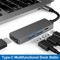 4 In 1 USB C HUB To HDMI